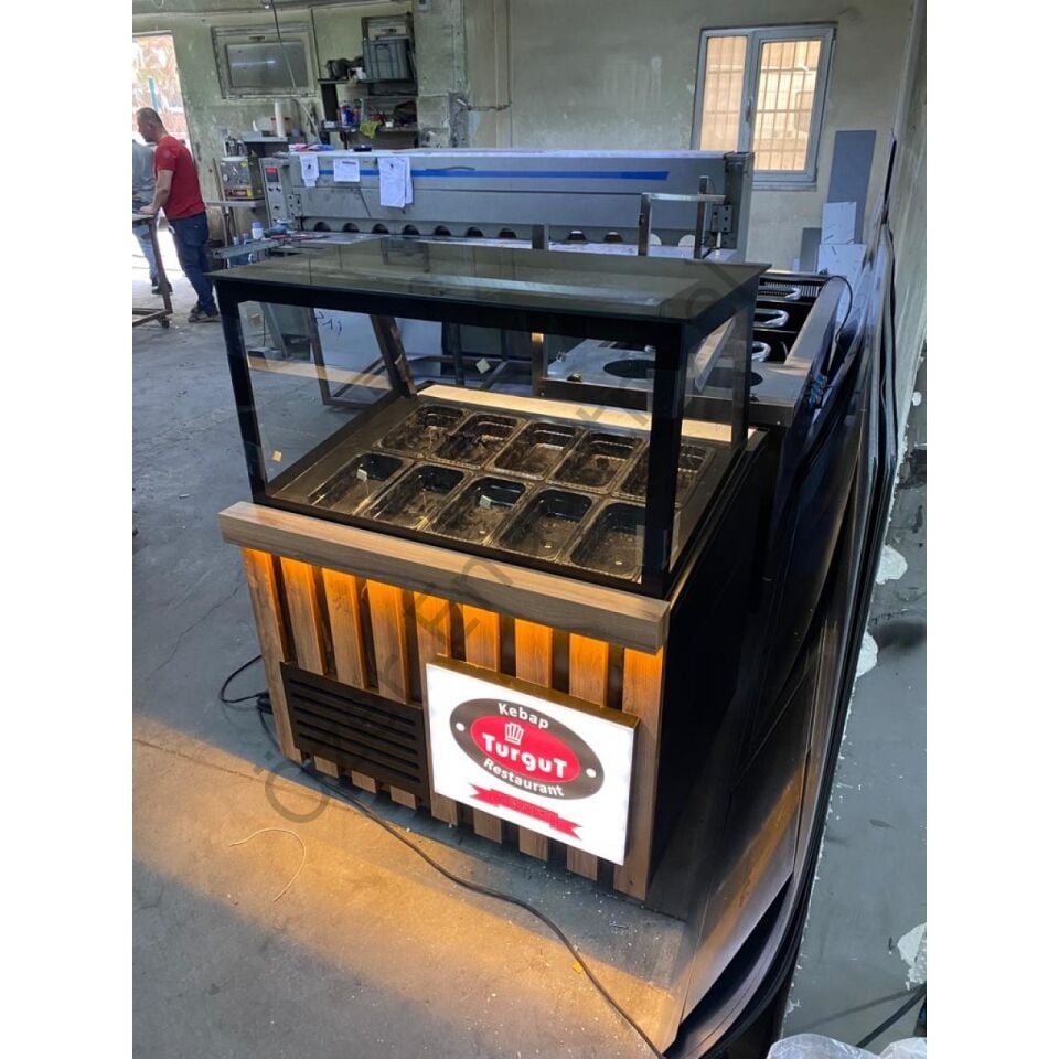 Kahvaltı Dolabı 100x85x130 cm +4°C Soğutmalı Modern Tasarım