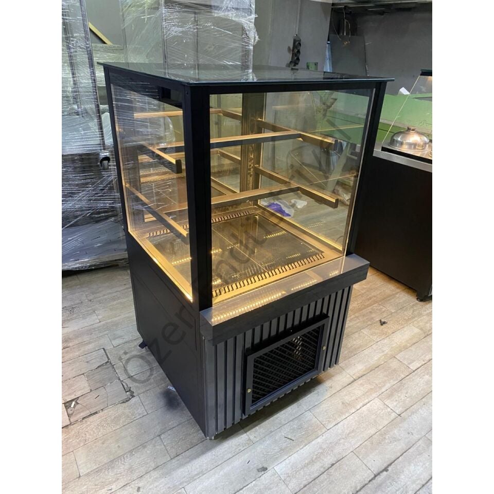 Mini Pasta Dolabı +4°C Soğutmalı LED Işıklı Cafe Tipi