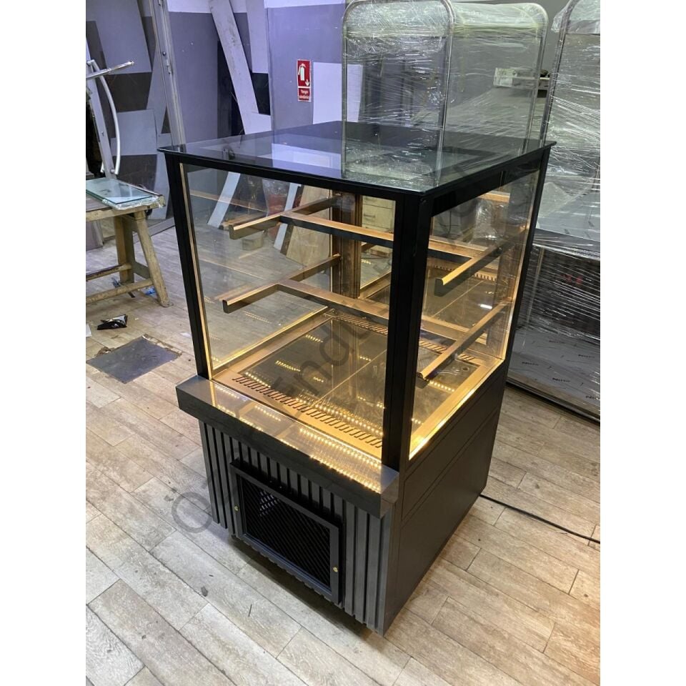 Mini Pasta Dolabı +4°C Soğutmalı LED Işıklı Cafe Tipi