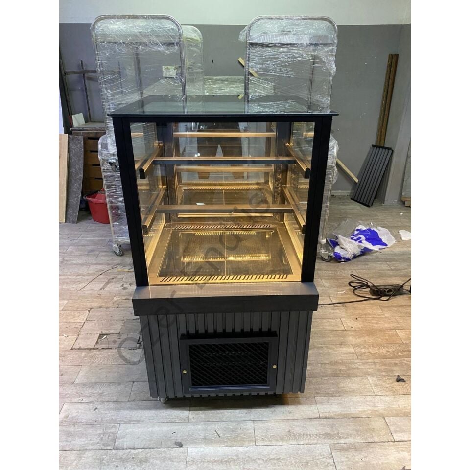 Mini Pasta Dolabı +4°C Soğutmalı LED Işıklı Cafe Tipi