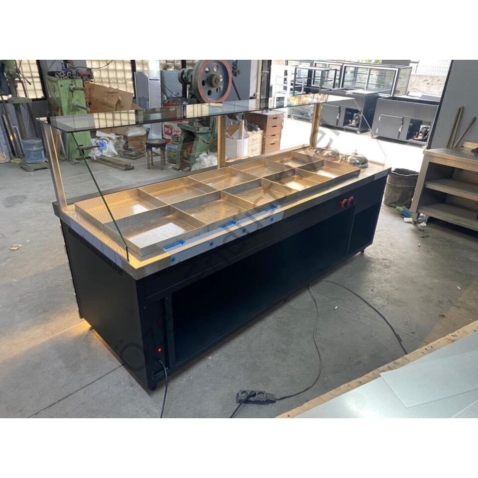 10 Yemekli 4 Çorbalı Benmari Tezgahı | Sulu Sistem, Safir Meşe Dekor