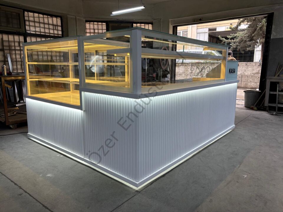 Isıtmalı Baklava Tezgahı Seti | Soğutmalı Dolaplı