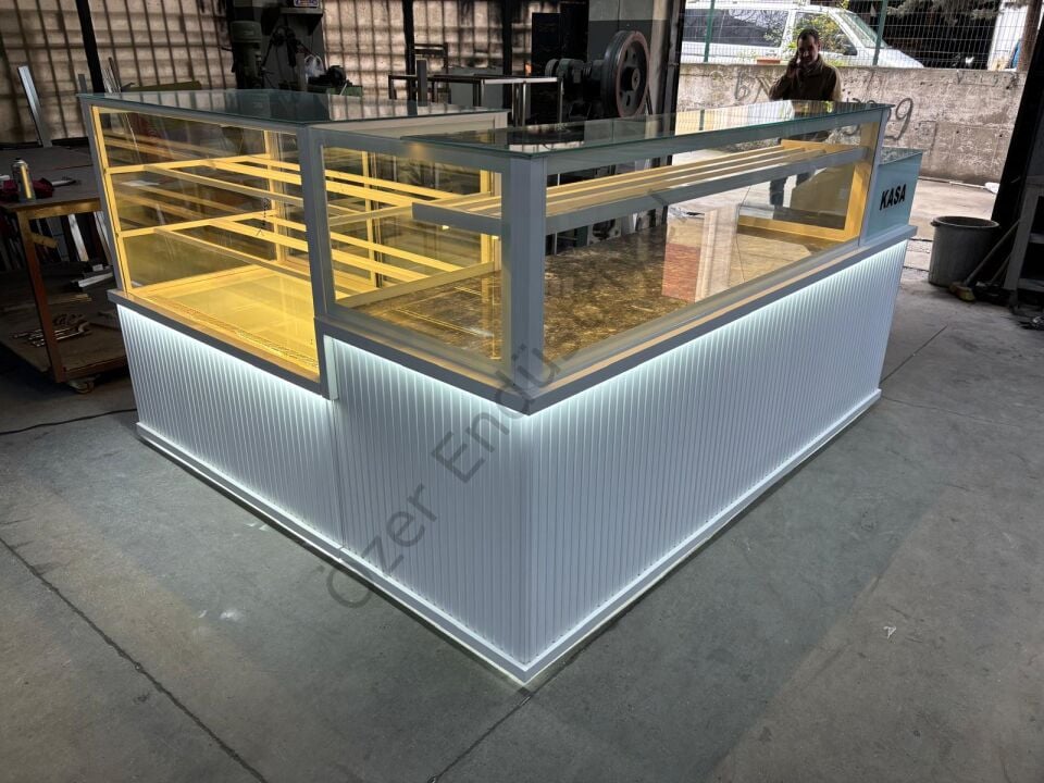 Isıtmalı Baklava Tezgahı Seti | Soğutmalı Dolaplı