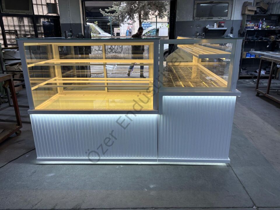 Isıtmalı Baklava Tezgahı Seti | Soğutmalı Dolaplı