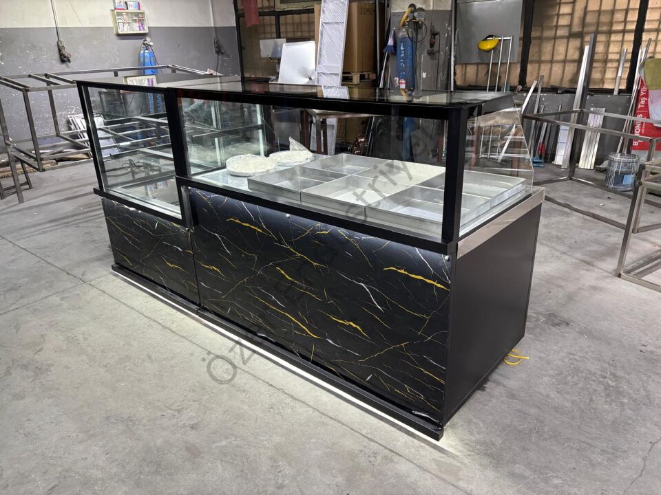 6 Yemek Tepsili 2 Çorbalı Benmari Tezgahı + Soğutmalı Dolap Seti