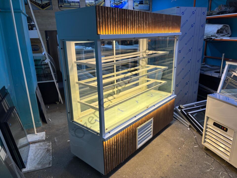 200 cm Tatlı Teşhir Dolabı Cephe Tipi Soğutmalı