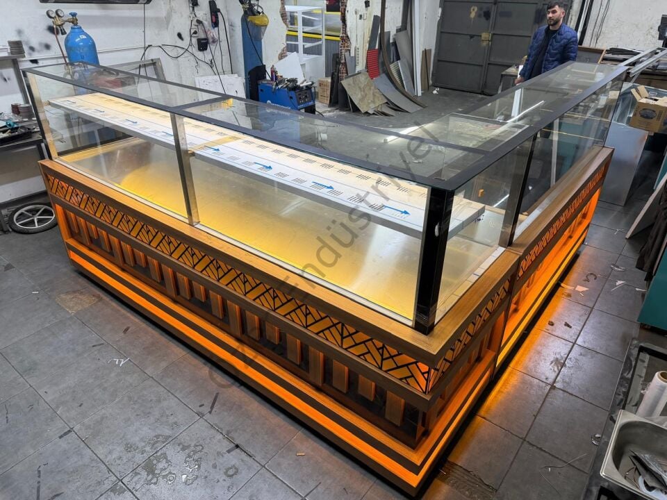 L Tipi Paslanmaz Börek Servis Reyonu