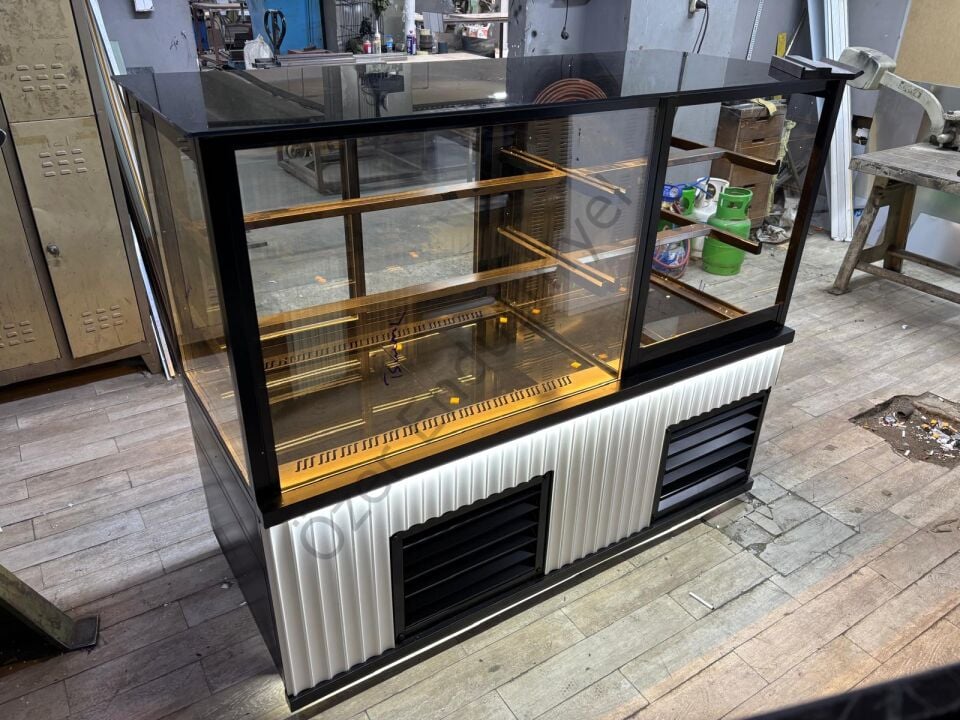 160 Cm Pasta Teşhir Dolabı ve İçecek Dolabı | Çift Motorlu Soğutmalı Vitrin