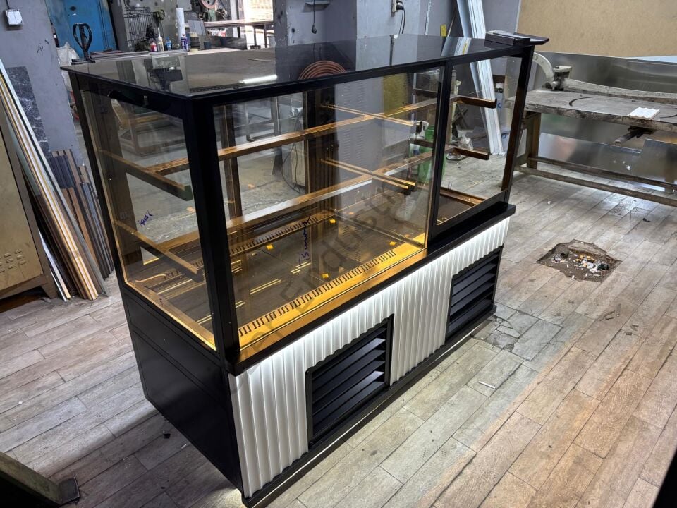 160 Cm Pasta Teşhir Dolabı ve İçecek Dolabı | Çift Motorlu Soğutmalı Vitrin