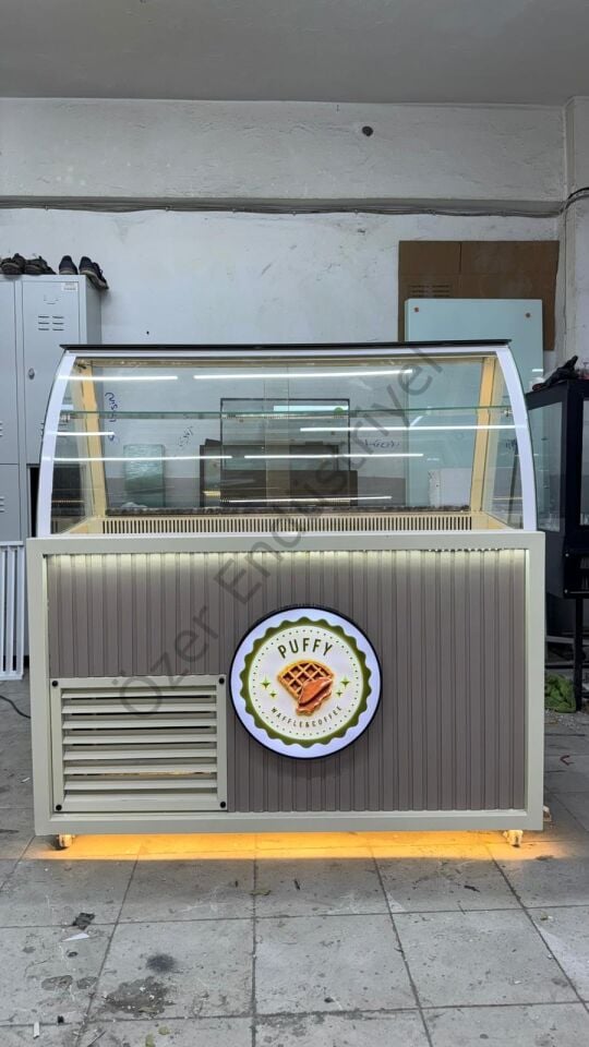 130 Cm Soğutmalı Waffle Dolabı