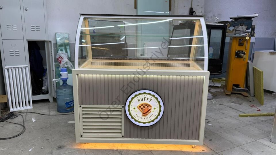130 Cm Soğutmalı Waffle Dolabı