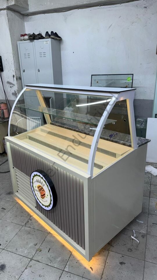 130 Cm Soğutmalı Waffle Dolabı