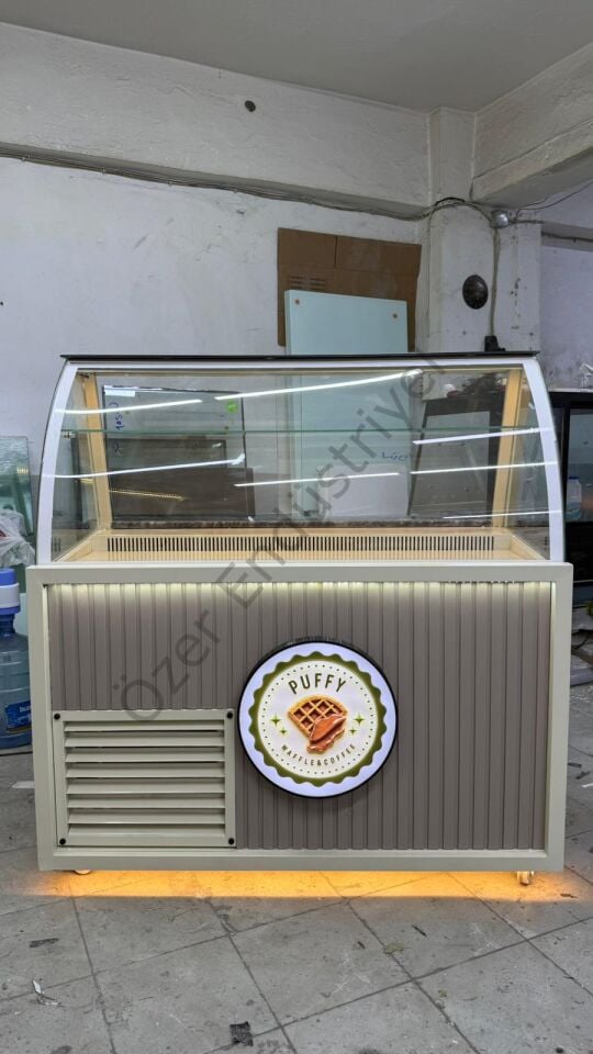 130 Cm Soğutmalı Waffle Dolabı
