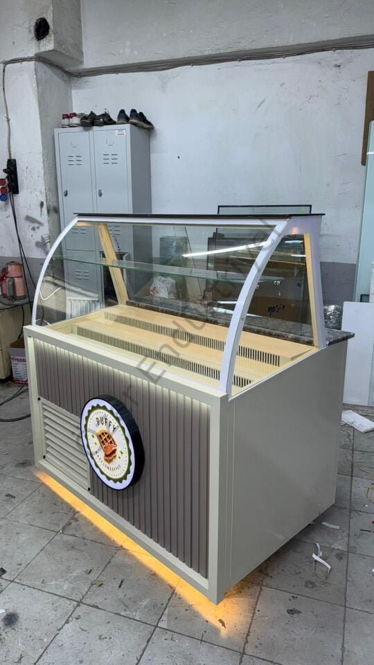 130 Cm Soğutmalı Waffle Dolabı