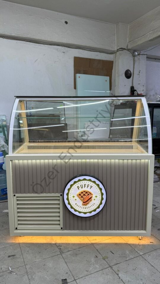 130 Cm Soğutmalı Waffle Dolabı