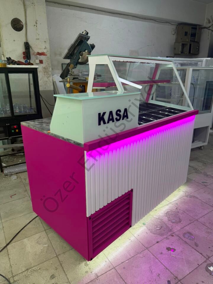 150 Cm Soğutmalı Waffle Dolabı Kasalı