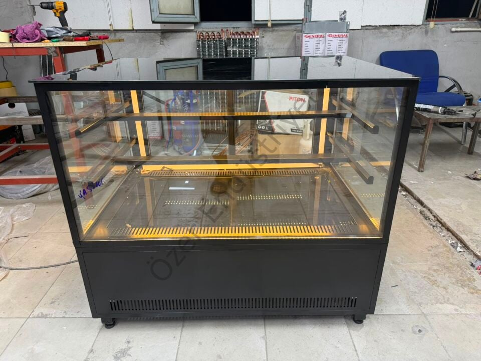 Pasta Teşhir Dolabı 80 Cm Set Üstü