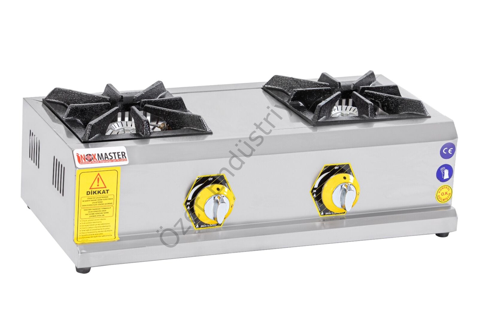 İnoxmaster Çiftli Set Üstü Mini Ocak