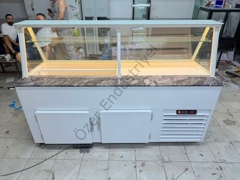 Soğutmalı Kumpir Waffle Dolabı – Özel Üretim