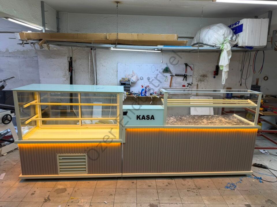 Isıtmalı Baklava Tezgahı + Soğutmalı Pasta Dolabı Seti