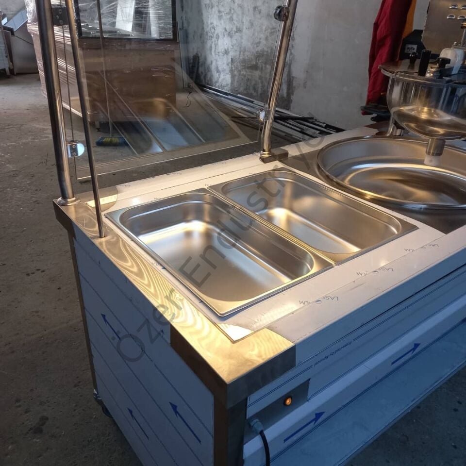 Gazlı Otomatik Lokma Tezgahı 150 cm İzmir ve Saray