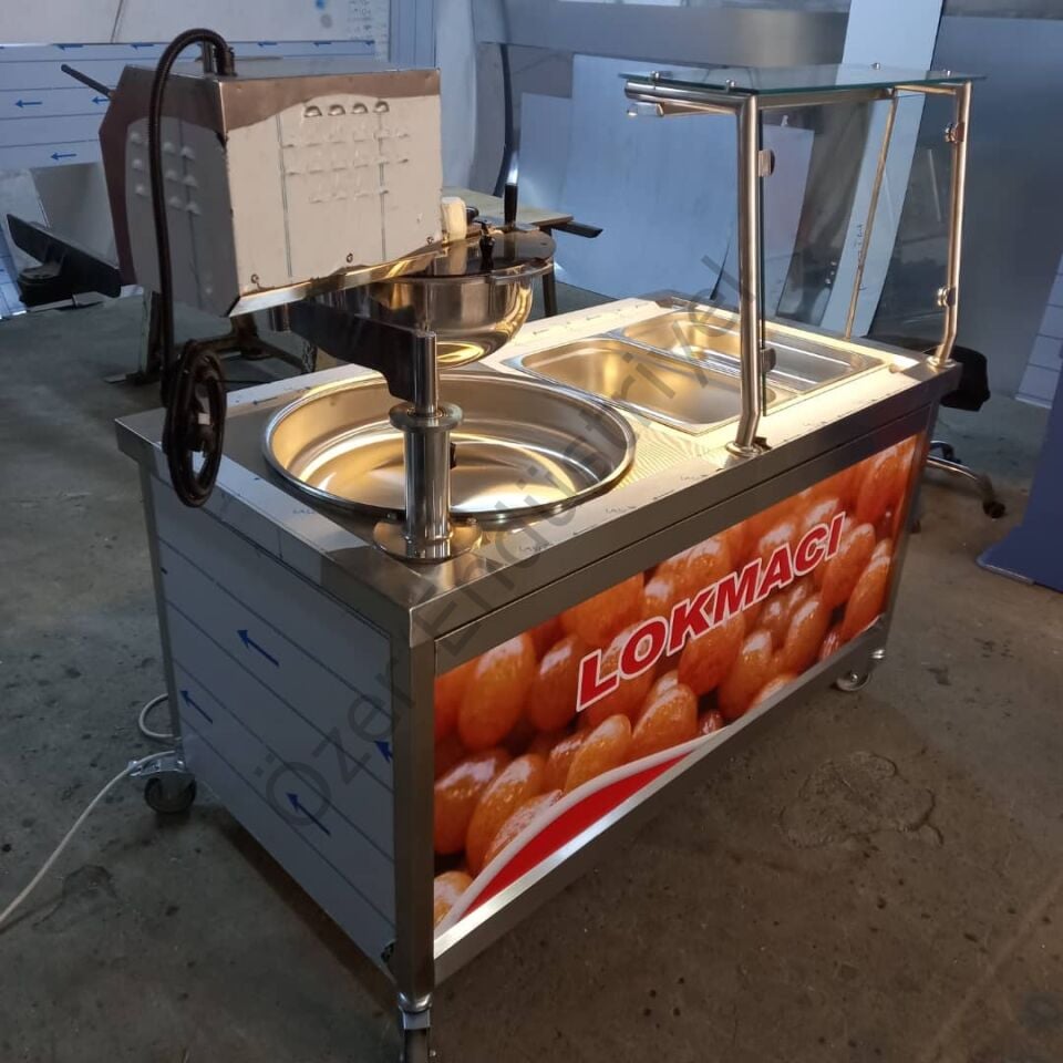 Gazlı Otomatik Lokma Tezgahı 150 cm İzmir ve Saray