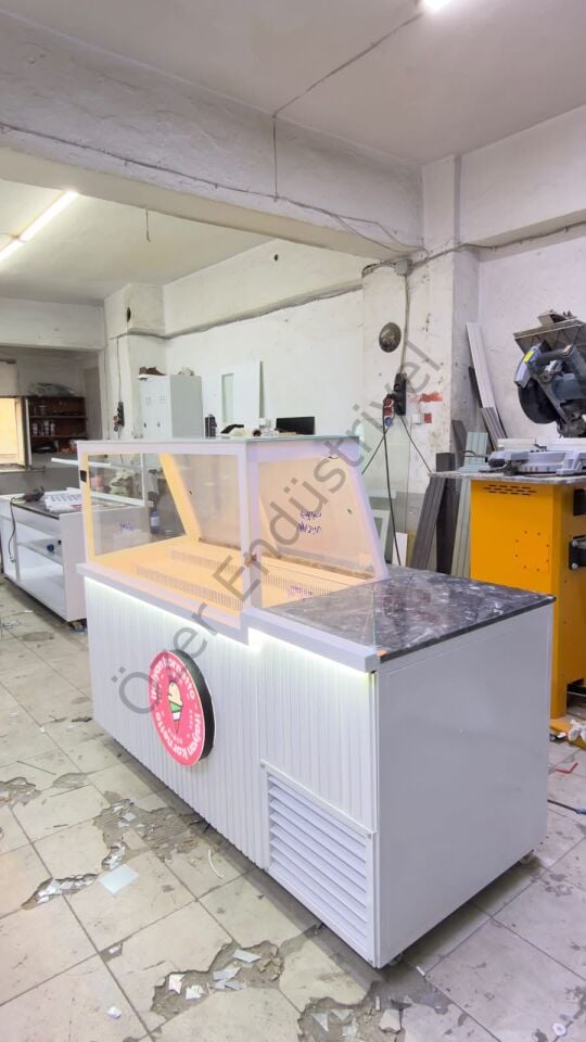 200 Cm Depolu Soğutmalı Waffle Dolabı
