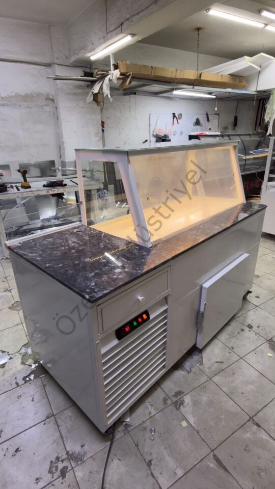 200 Cm Depolu Soğutmalı Waffle Dolabı
