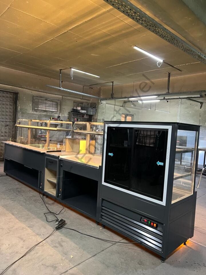 450 Cm Ekmek Börek ve Pasta Teşhir Reyonu