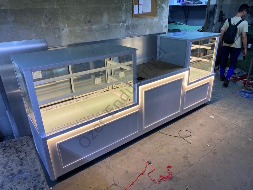 270 cm Kombine Pasta Dolabı ve Kasa Bankosu