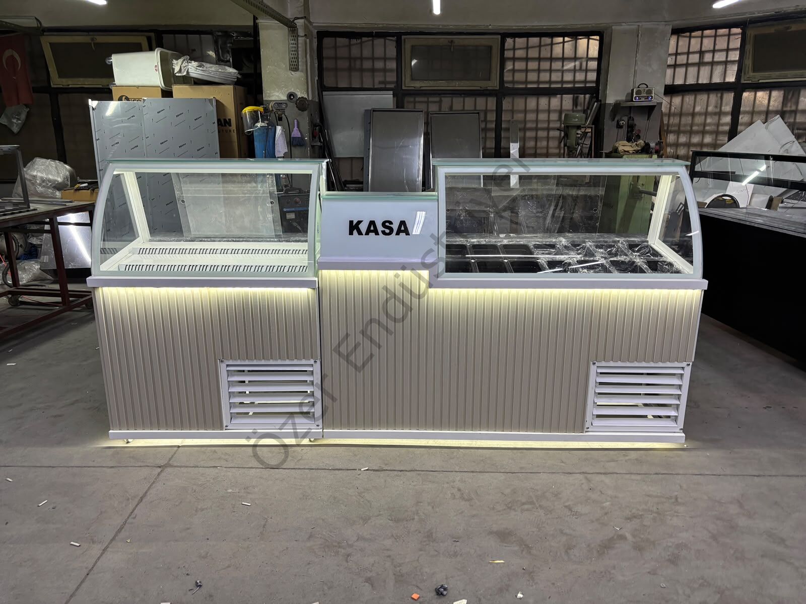 270 Cm Soğutmalı Kumpir ve Waffle Dolabı Seti