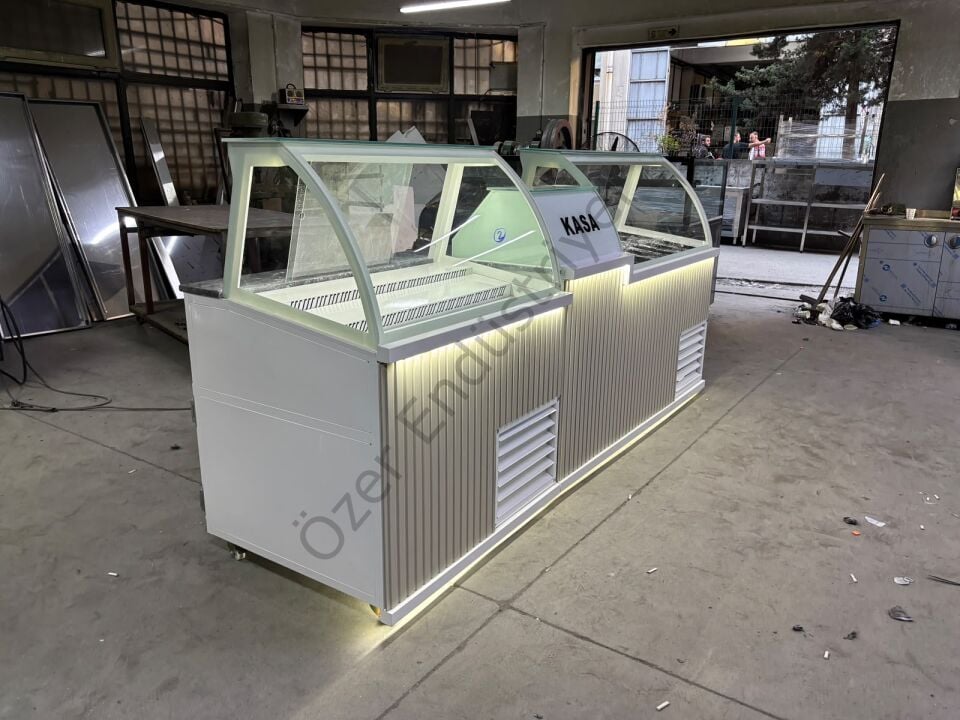 270 Cm Soğutmalı Kumpir ve Waffle Dolabı Seti